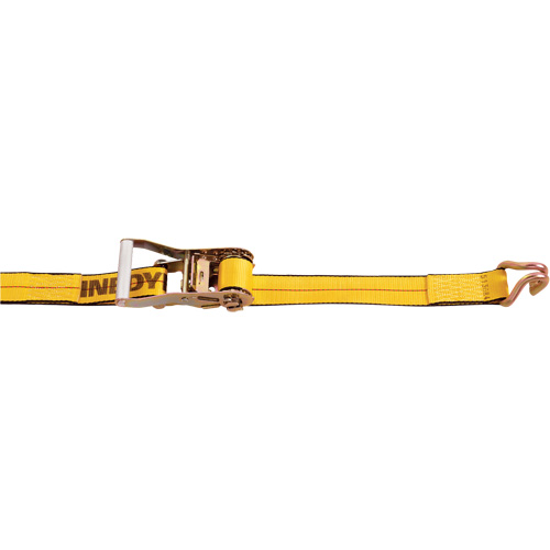 Ratchet Strap, Wire Hook, 2" W x 30' L, 3333 lbs. (1511 kg) Working Load Limit R.M.G. Prévention