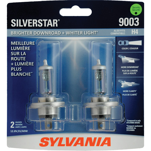 9003 Ampoule de feu avant SilverStar Ultra, Halog&egrave;ne, 60 W, Blanc R.M.G. Prévention
