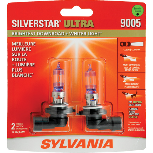 9005 Ampoule de feu avant SilverStar Ultra, Halog&egrave;ne, 65 W, Blanc R.M.G. Prévention
