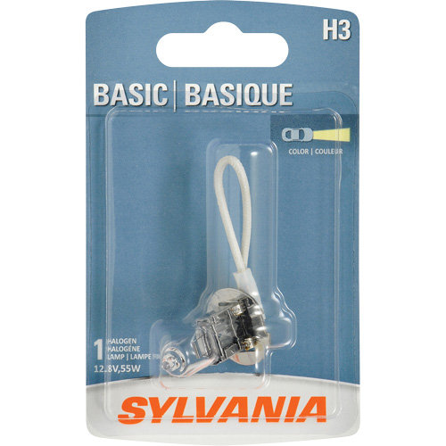 H3 Basic Headlight Bulb, Halogen, 45 W, Off White R.M.G. Prévention