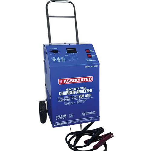 Chargeur & analyseur 6/12/24 V HD pour parc automobile R.M.G. Prévention
