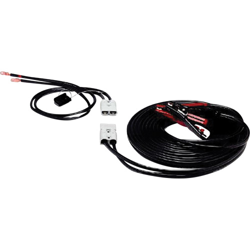 Pinces robustes enti&egrave;rement isol&eacute;es avec adaptateurs de borne lat&eacute;rale, 4 AWG, 500 A, C&acirc;ble 25' R.M.G. Prévention