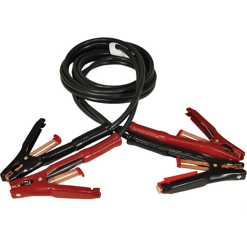 Super Heavy-Duty Booster Cable with Flexi-Spring Strain, 5 AWG, 500 A, 12' Cable R.M.G. Prévention