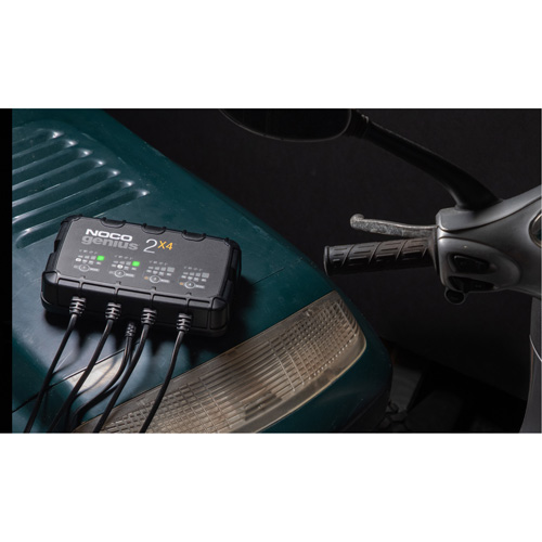 Genius&reg; 2X4 4-Bank, 8-Amp Battery Charger R.M.G. Prévention