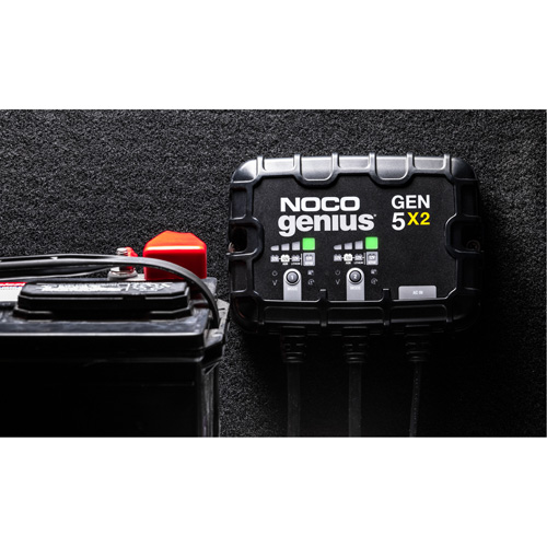 Genius&reg; Gen5X2 2-Bank, 10-Amp On-Board Battery Charger R.M.G. Prévention