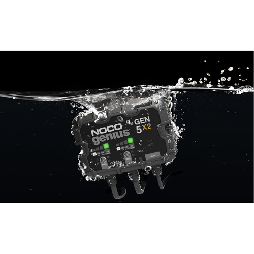 Genius&reg; Gen5X2 2-Bank, 10-Amp On-Board Battery Charger R.M.G. Prévention