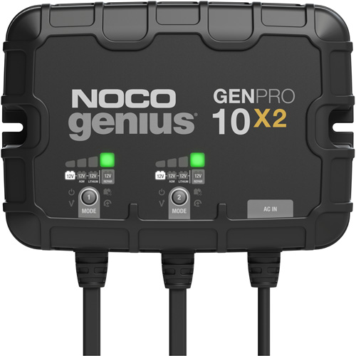 Genius&reg; GenPro10X2 2-Bank, 20-Amp On-Board Battery Charger R.M.G. Prévention