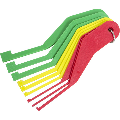 9-Piece Combination Brake Lining Thickness Gauge Set R.M.G. Prévention