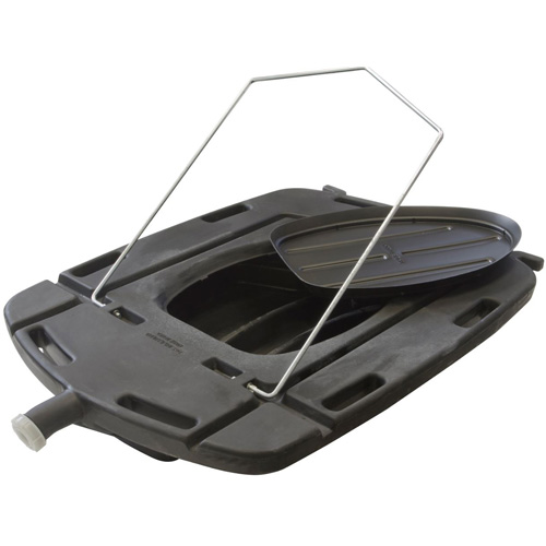 Bac de vidange d'huile pour camion &agrave; profil bas avec couvercle R.M.G. Prévention