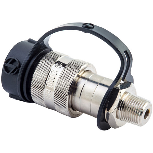 Coupler High Flow Female Side, Steel, 3/8", Female NPTF, 10000 PSI R.M.G. Prévention