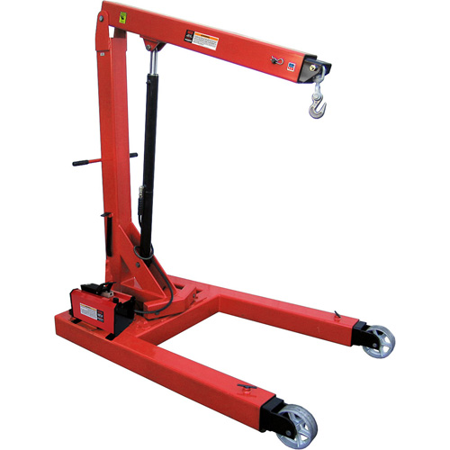 Air Hydraulic Floor Crane, 6000 lbs. (3 tons) Capacity R.M.G. Prévention