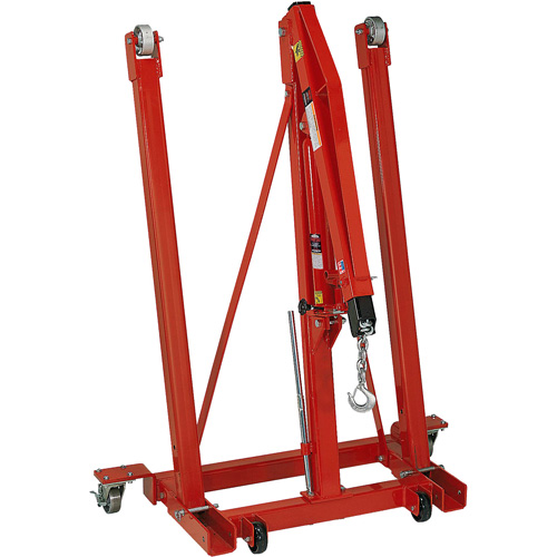 Folding Engine Crane, 2500 lbs. (1.25 tons) Capacity R.M.G. Prévention