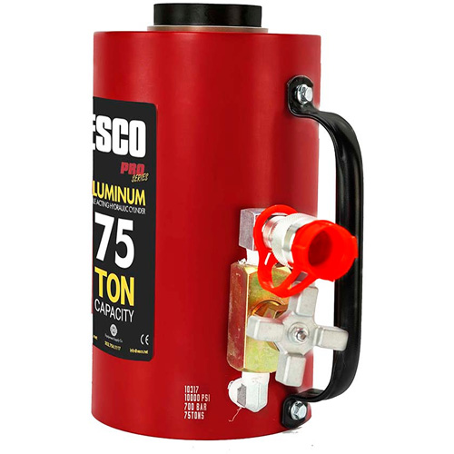 Heavy-Duty Hydraulic Cylinder, 6" Stroke, 75 Ton(s) Capacity, 10000 PSI R.M.G. Prévention