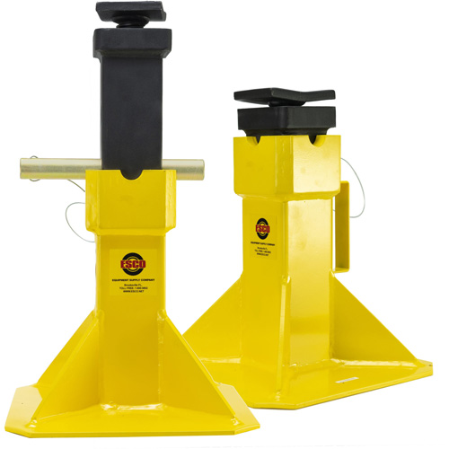 Jack Stands with Adjustable Screw Top Saddle, Locking Pin, 15-1/2" - 20-1/2" H R.M.G. Prévention