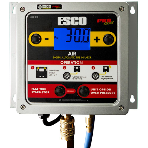 Digital Wall-Mounted Aluminum Tire Inflator R.M.G. Prévention