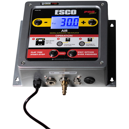 Digital Wall-Mounted Aluminum Tire Inflator R.M.G. Prévention