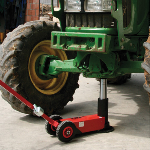 Cric &agrave; 1 &eacute;tape, 33 tonnes, Air comprim&eacute;/hydraulique R.M.G. Prévention