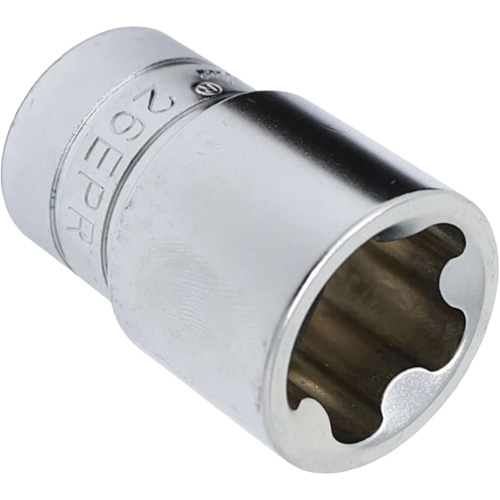 Jeu de douilles TORX EPR &agrave; 5 pans, 16 Morceaux, Prise de 1/4"/3/8"/1/2" R.M.G. Prévention