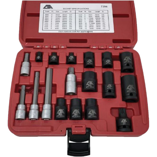 18-Piece Brake Caliper Socket Set R.M.G. Prévention