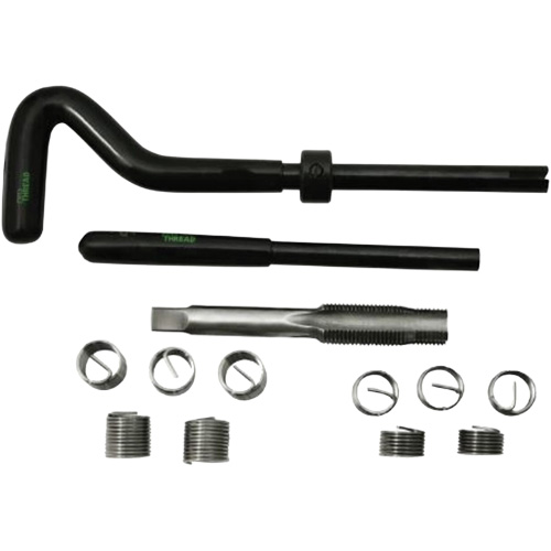 Ensemble d'atelier pour la r&eacute;paration des filetages de bougies d'allumage R.M.G. Prévention