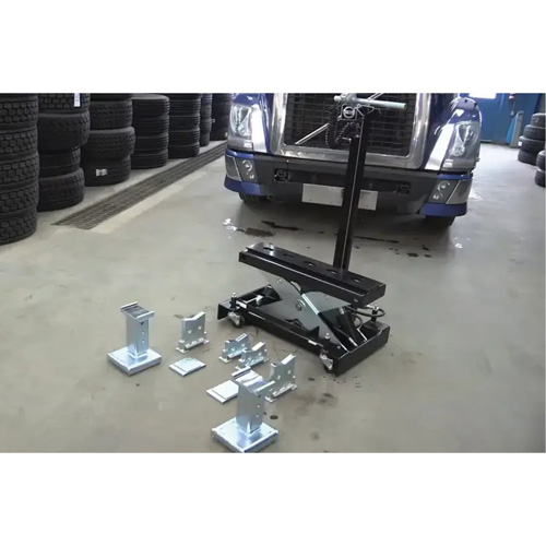 Floor Service Jack, 14 Ton(s) Capacity, 8-1/4" Lowered, 20" Raised, Air Hydraulic R.M.G. Prévention
