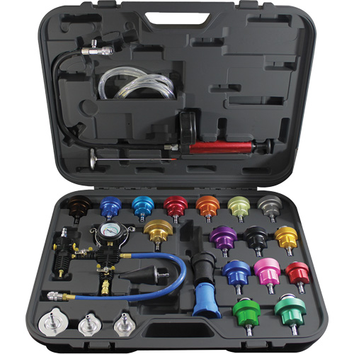 27-Piece Master Radiator Pressure Test Kit R.M.G. Prévention
