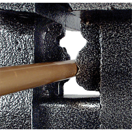 &eacute;tau professionnel d'atelier K65, Largeur des m&acirc;choires 6-1/2", Profondeur de la gorge 3-7/8", Base Pivotant R.M.G. Prévention