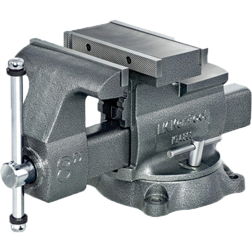 &eacute;tau r&eacute;versible pour m&eacute;canicien professionnel KT4800, Largeur des m&acirc;choires 8", Profondeur de la gorge 4-7/8", Base Pivotant R.M.G. Prévention
