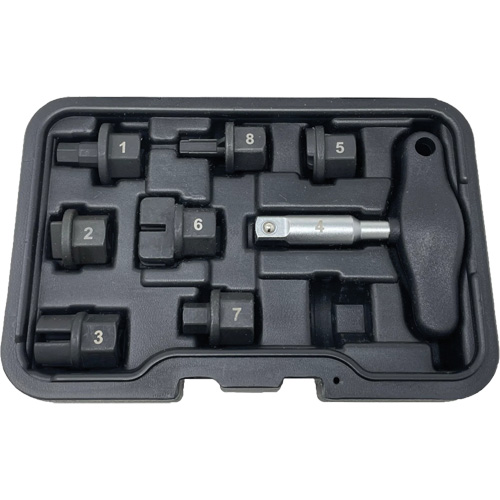 Trousse d'outils pour bouchons de vidange dhuile 8 morceaux R.M.G. Prévention