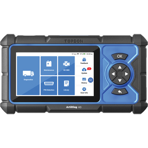 ArtiDiag HD 5" Heavy-Duty Scan Tool with Service Functions R.M.G. Prévention