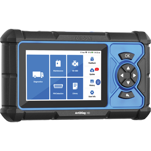 ArtiDiag HD 5" Heavy-Duty Scan Tool with Service Functions R.M.G. Prévention