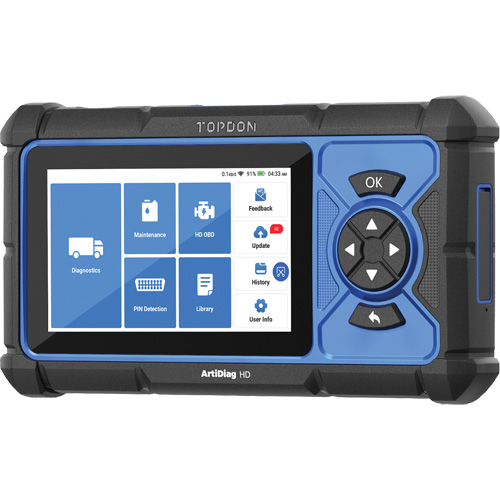 ArtiDiag HD 5" Heavy-Duty Scan Tool with Service Functions R.M.G. Prévention