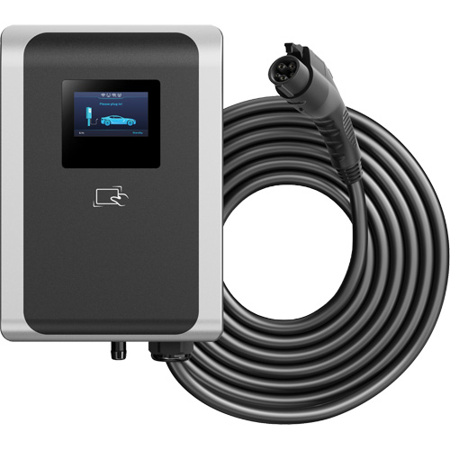 Chargeur pour VE commercial PulseQ AC Max, 48 A, Niveau 2 CA, Connecteur Type 1 (SAE J1772) R.M.G. Prévention