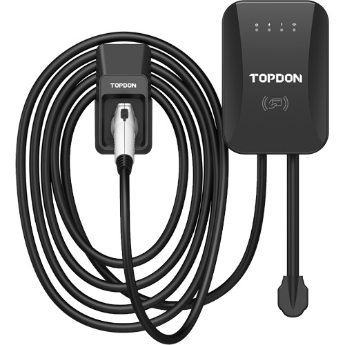 Chargeur r&eacute;sidentiel PulseQ AC pour VE avec mode identification par radiofr&eacute;quence (RFID), 40 A, Niveau 2 CA, Connecteur Type 1 (SAE J1772) R.M.G. Prévention