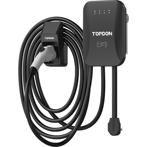 Chargeur r&eacute;sidentiel PulseQ AC pour VE avec mode identification par radiofr&eacute;quence (RFID), 40 A, Niveau 2 CA, Connecteur Type 1 (SAE J1772) R.M.G. Prévention