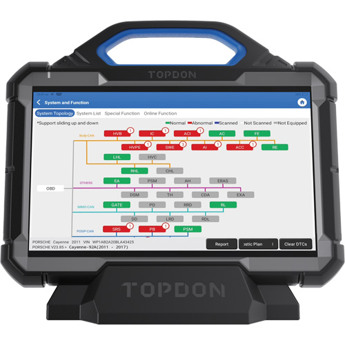 Outil de diagnostic de niveau OE Phoenix Max Basic de 13,3", station daccueil et programmation infonuagique R.M.G. Prévention