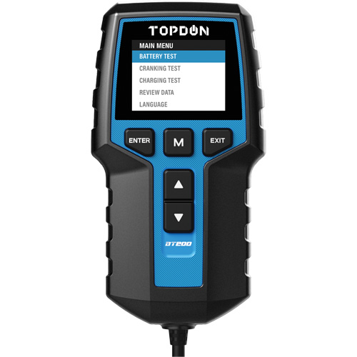 Testeur de batterie 12?V et de syst&egrave;mes 12?V/24?V BT200 R.M.G. Prévention