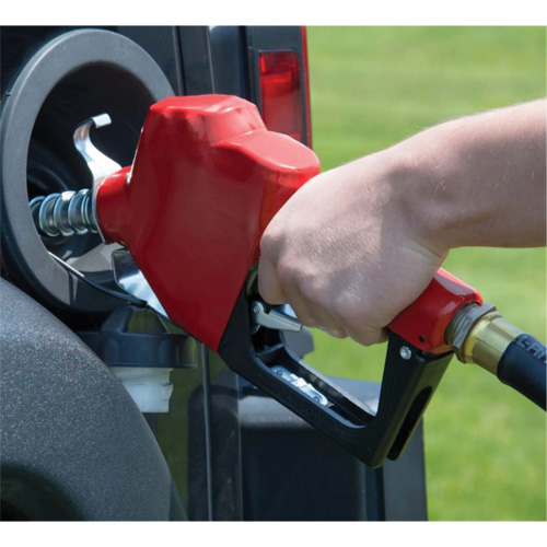 Pistolet de distribution automatique rouge pour diesel R.M.G. Prévention