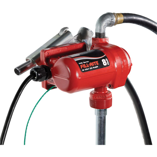 12V DC Fuel Transfer Pump with Nozzle R.M.G. Prévention