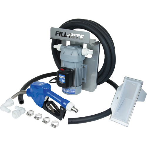 115V AC DEF Transfer Pump & IBC Tote Bracket with Nozzle R.M.G. Prévention