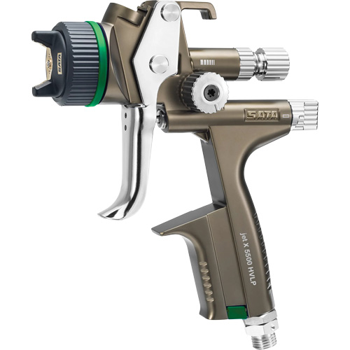 Pistolet de peinture de premi&egrave;re qualit&eacute; pour la peinture automobile 00 HVLP 1,3 O RPS D, Entr&eacute;e d'air 1/4" NPT, 15,19 pi³/min, Capacit&eacute; 0,6 L/0,9 L, 0,17 psi R.M.G. Prévention