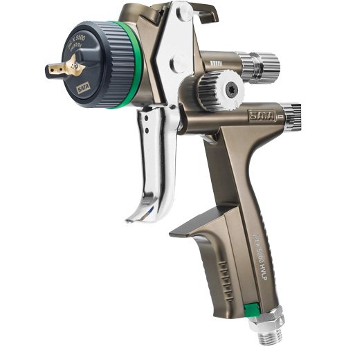 Pistolet de peinture de premi&egrave;re qualit&eacute; pour la peinture automobile 00 HVLP 1,3 O RPS D, Entr&eacute;e d'air 1/4" NPT, 15,19 pi³/min, Capacit&eacute; 0,6 L/0,9 L, 0,17 psi R.M.G. Prévention