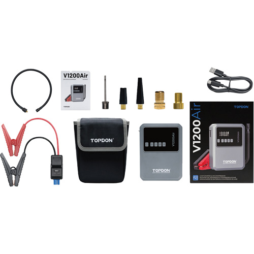 V1200Air 2-in-1 1200 Peak Amp Jump Starter & Tire Inflator R.M.G. Prévention