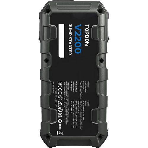 Survolteur, banque d'alimentation et lampe de poche V2200 R.M.G. Prévention