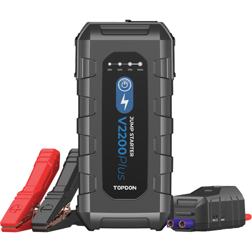 V2200Plus 2-in-1 2200 Peak Amp Jump Starter, Battery & System Tester R.M.G. Prévention