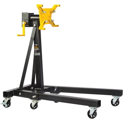 Support pour moteur pliant avec t&ecirc;te pivotante avec capacit&eacute; de 1250 lb, 42-3/4" h R.M.G. Prévention