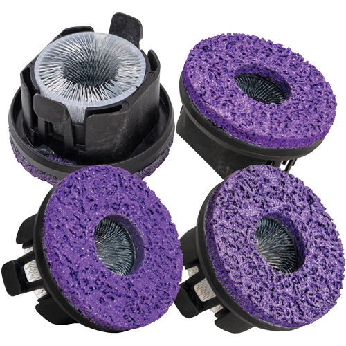 Tampons de nettoyage pour syst&egrave;me tout-en-un robuste de nettoyage de goujons et de moyeux commerciaux R.M.G. Prévention