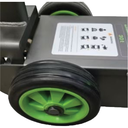 Electric Floor Jack for Heavy Trucks, 30 Ton(s), Air Hydraulic R.M.G. Prévention