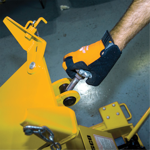 Yellow Jackit Transmission Jack, 2.2 Ton(s) Lifting Capacity R.M.G. Prévention