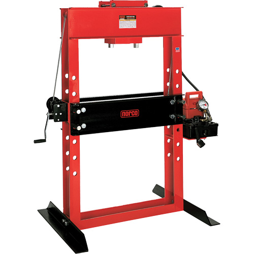 Electro/Hydraulic Pump Operated Shop Press, 50 tons Capacity R.M.G. Prévention